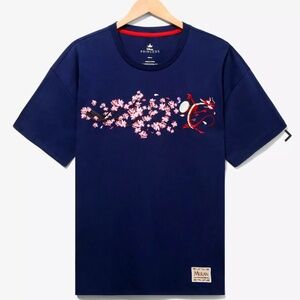 Box Lunch Disney Mushu Mulan Floral Women T-Shirt Large